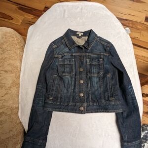 Express Dark Blue Denim Jacket